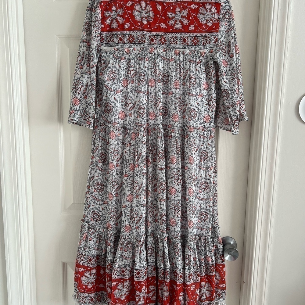 Sundance All At Sea Dress. Boho Size XS Red/White/Black. Beach. EUC! - Picture 3 of 16